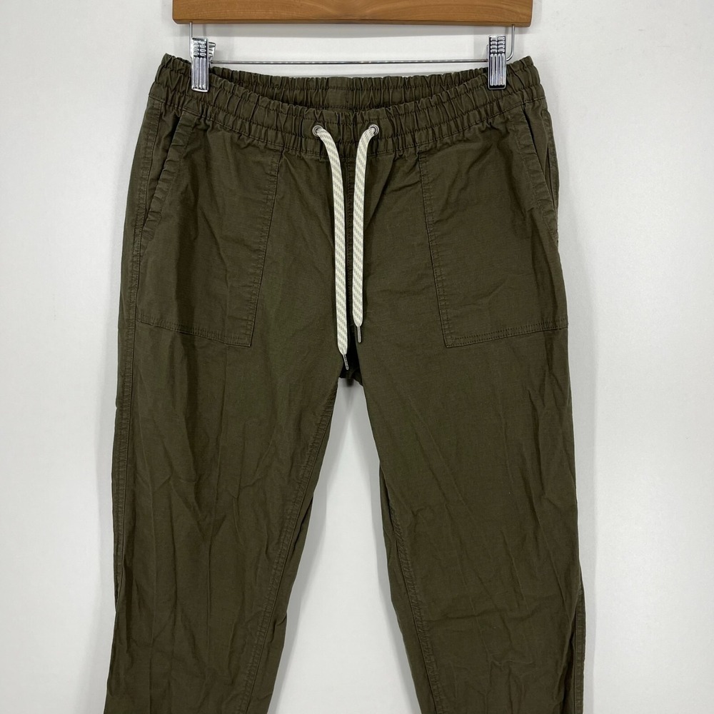 Vuori Ripstop Pants Women's S Olive Green Style #VW450 Drawstring‎ Pockets - Picture 2 of 9